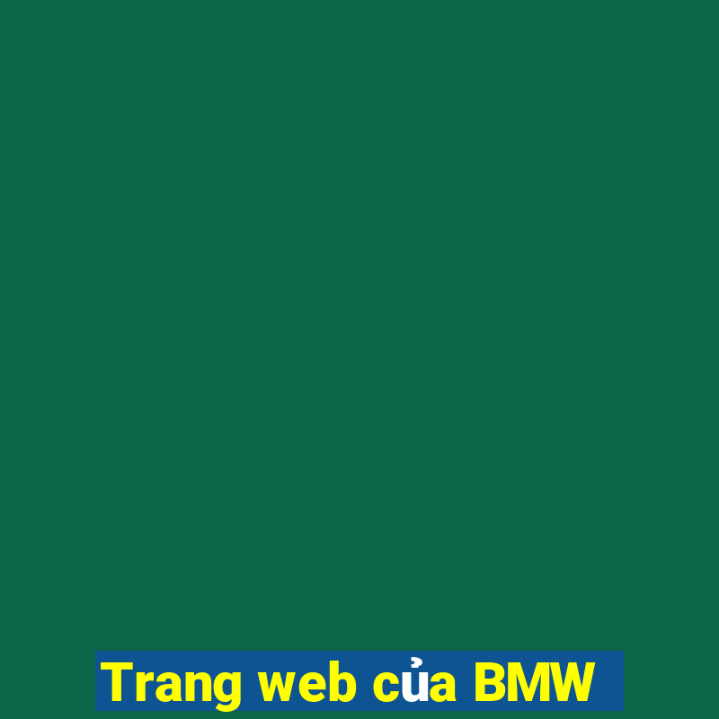 Trang web của BMW