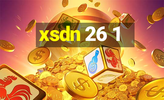 xsdn 26 1