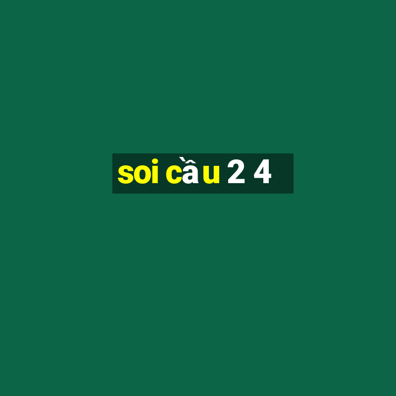 soi cầu 2 4