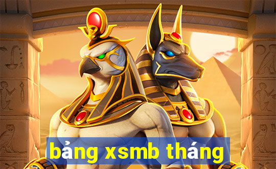 bảng xsmb tháng