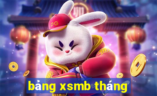 bảng xsmb tháng