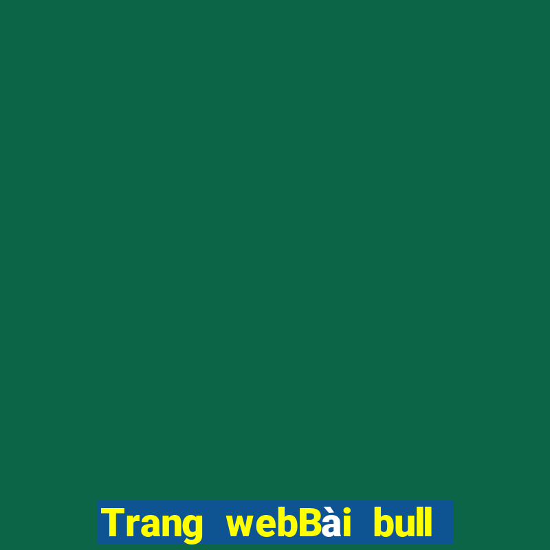 Trang webBài bull bull ngưu