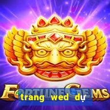 trang wed dự phòng tt