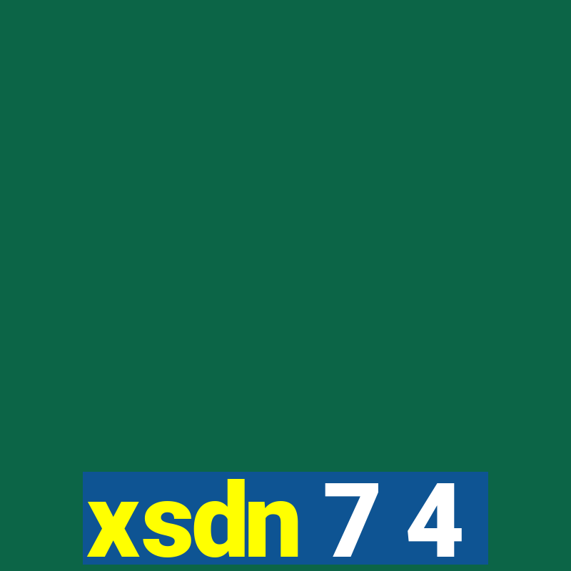 xsdn 7 4