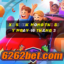 xổ số đắk nông thứ bảy ngày 16 tháng 3