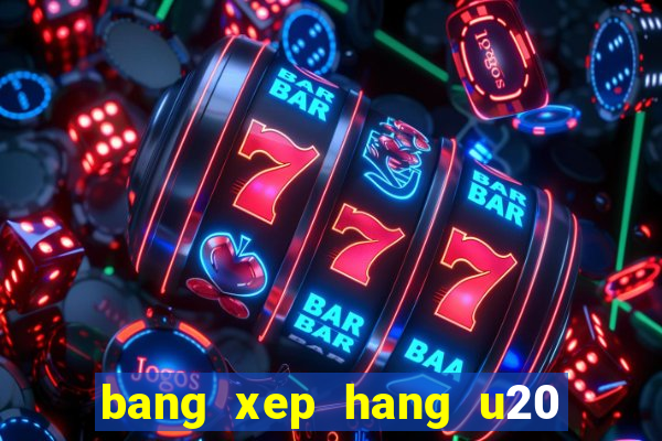 bang xep hang u20 châu á 2024