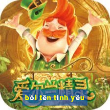 bói tên tình yêu