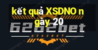 kết quả XSDNO ngày 20