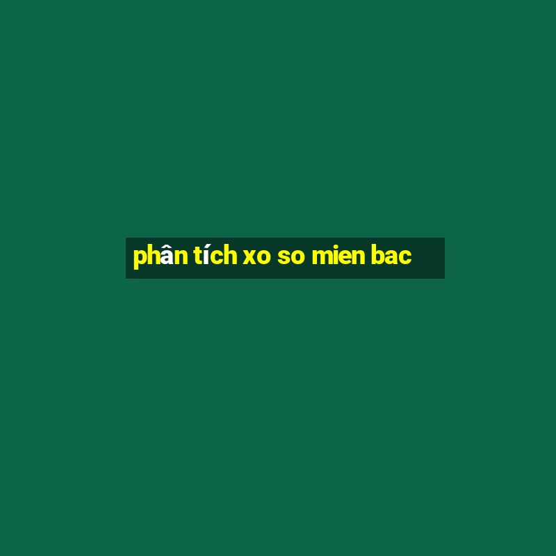 phân tích xo so mien bac