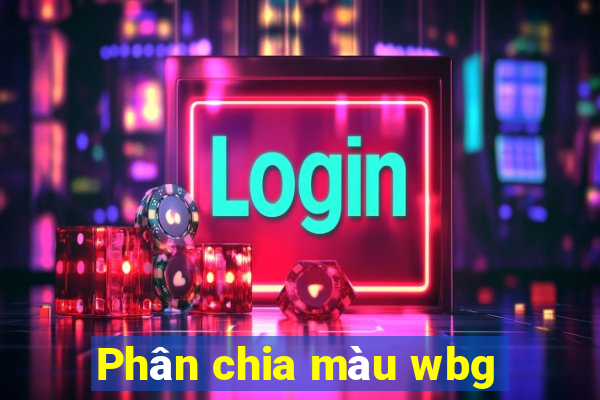 Phân chia màu wbg