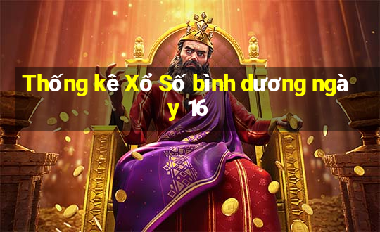 Thống kê Xổ Số bình dương ngày 16