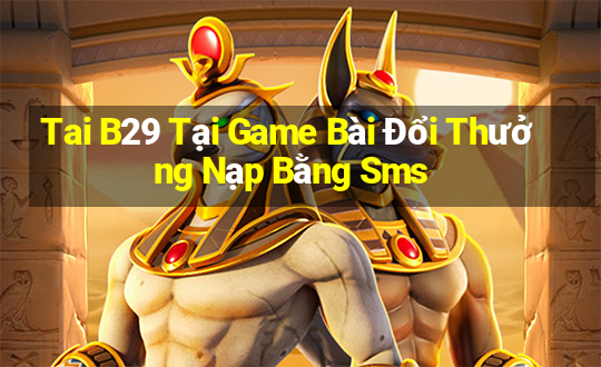 Tai B29 Tại Game Bài Đổi Thưởng Nạp Bằng Sms