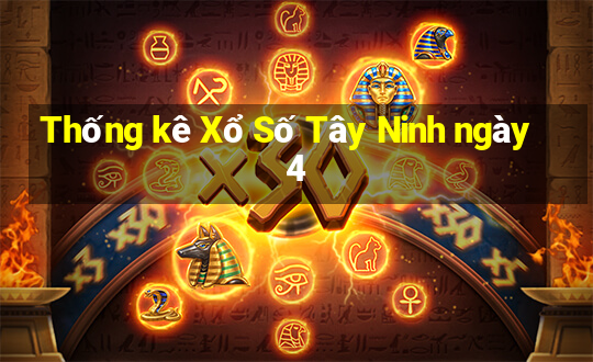 Thống kê Xổ Số Tây Ninh ngày 4